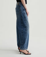 Dark Slate Gray Hattie High-Rise Barrel | Bari Jeans