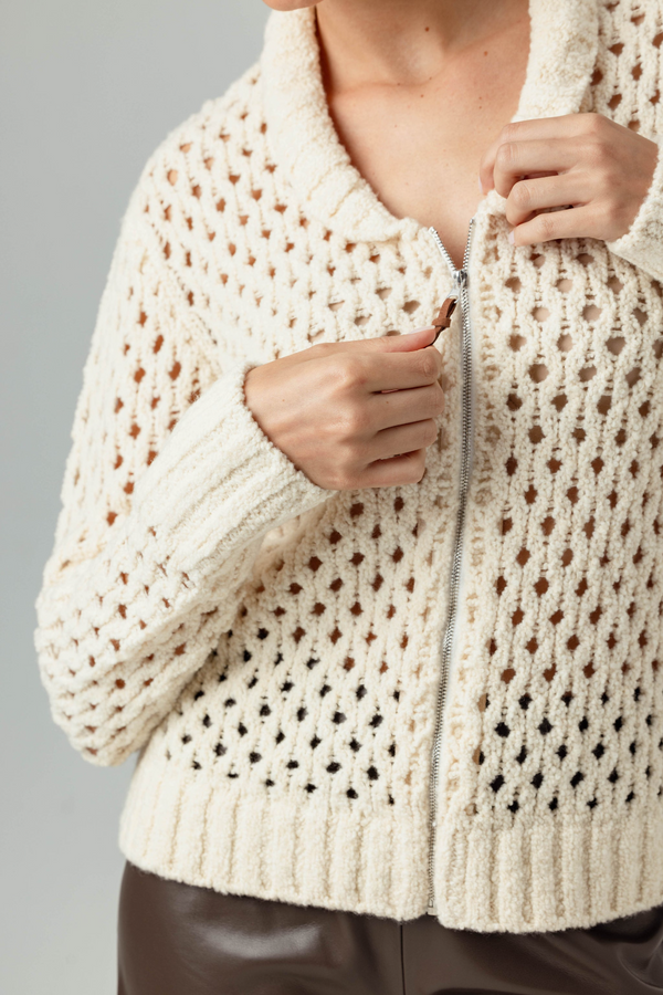 Light Gray Liesel Cardigan Cardigan