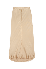 Tan Lola Bias Midi Skirt Midi Skirt