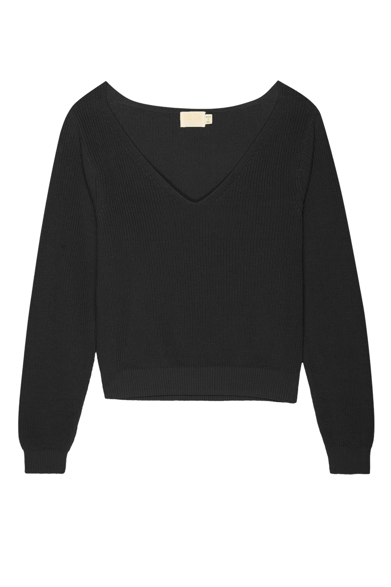 Dark Slate Gray Lourde Sweater Sweater