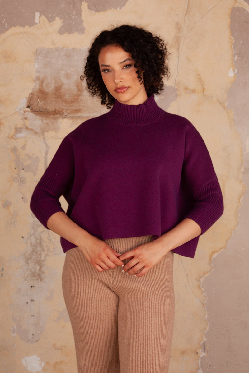 Rosy Brown Aja Sweater Sweater