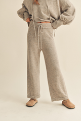 Light Gray Rainy Day Sweater Pant Pant