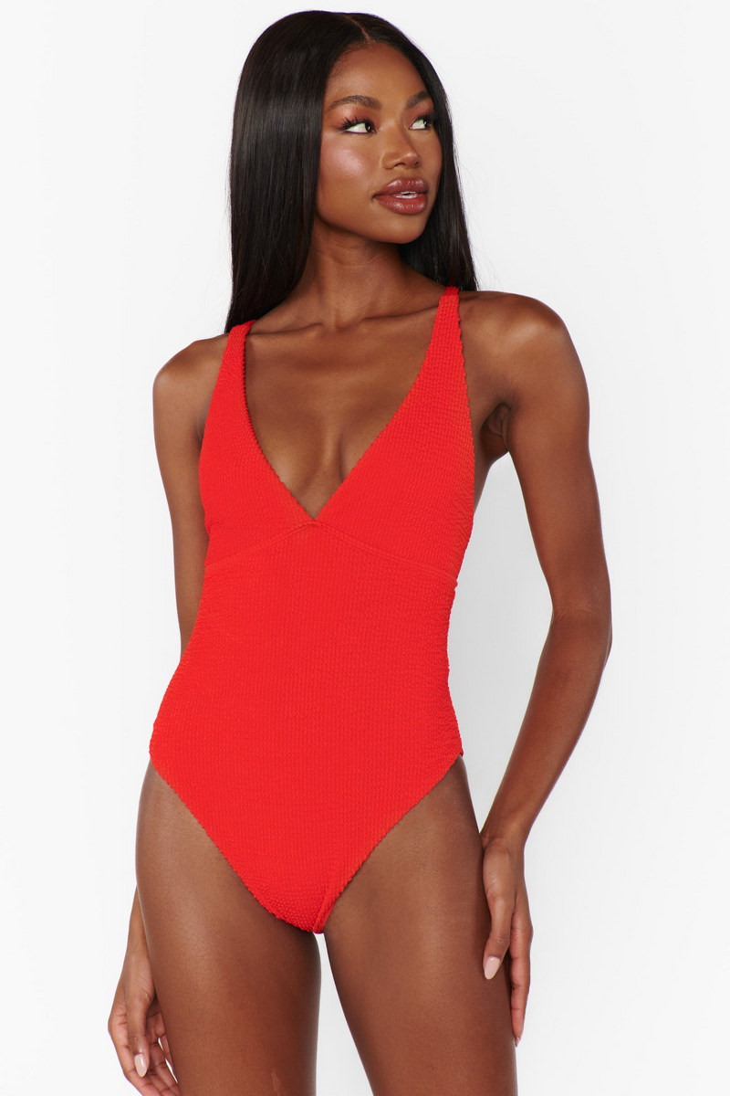 White Smoke Cape May One Piece Bathing Suit