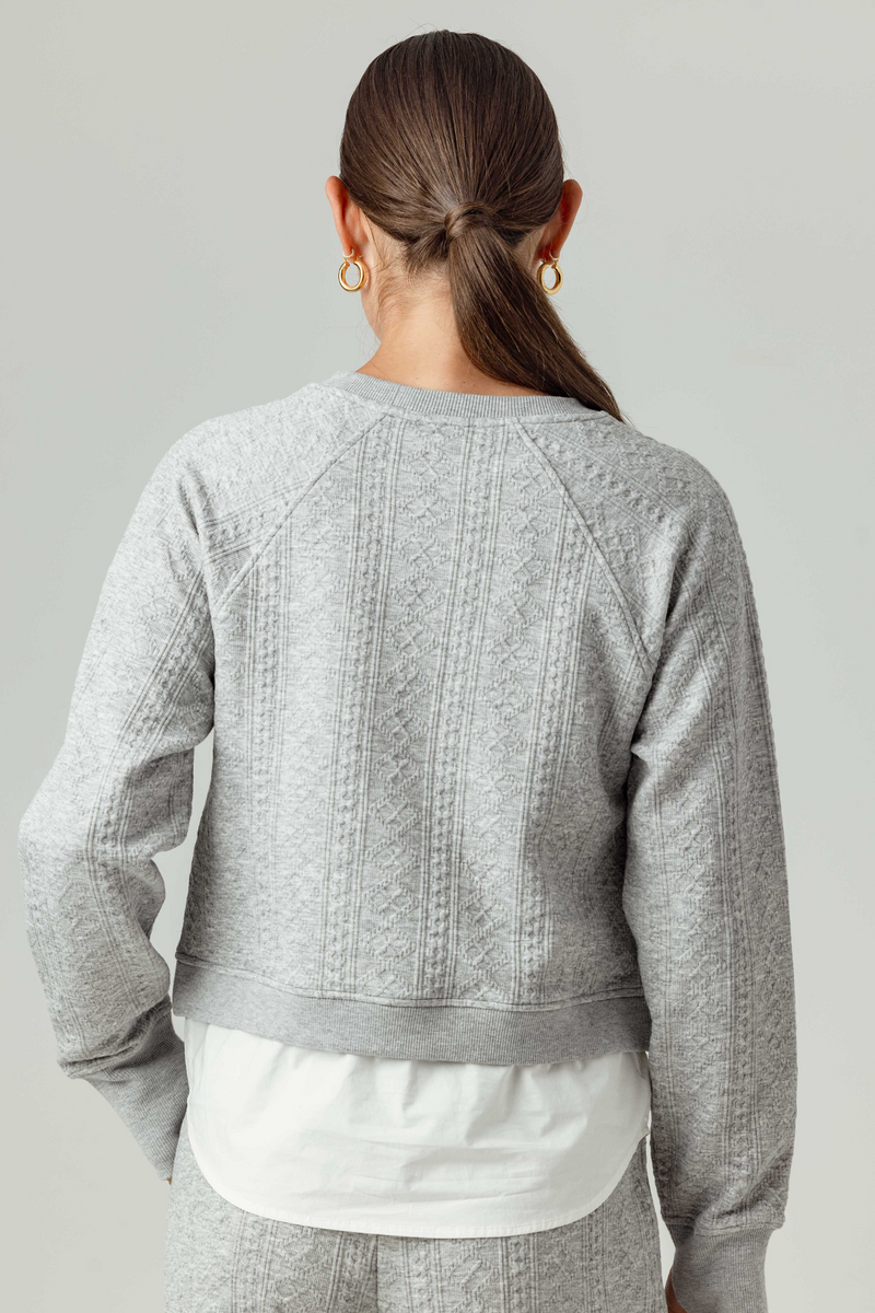 Gray Mor Pullover Top