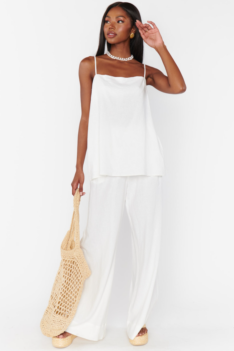 White Smoke Abby Top Top