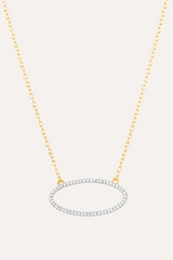 White Smoke One With The Oval Pendant Necklace Necklace