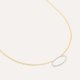 White Smoke One With The Oval Pendant Necklace Necklace