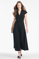 Dark Slate Gray Marian Dress Midi Dress