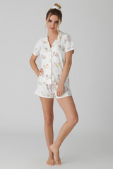 Gray Floral Market PJ Set PJ Set