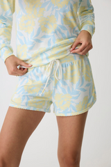 Light Gray Sunshine Fields Short Short