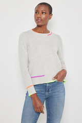 Light Gray In Line Sweater Sweater