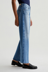 Light Gray Adria Low Rise Wide Leg | Stockholm Jeans