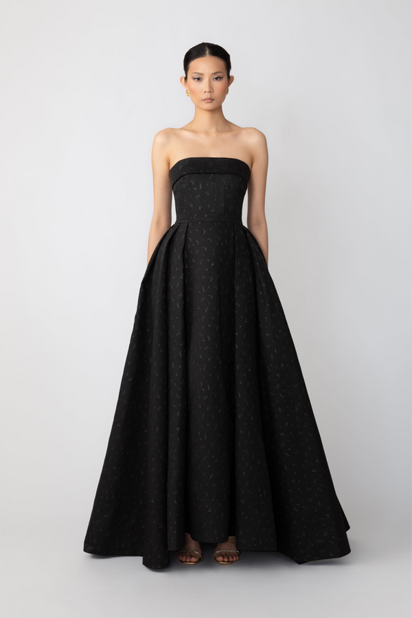 Black Jordan | Jacquard Gown Formal Dress