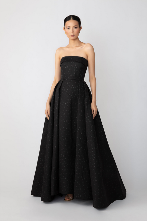 Black Jordan | Jacquard Gown Formal Dress