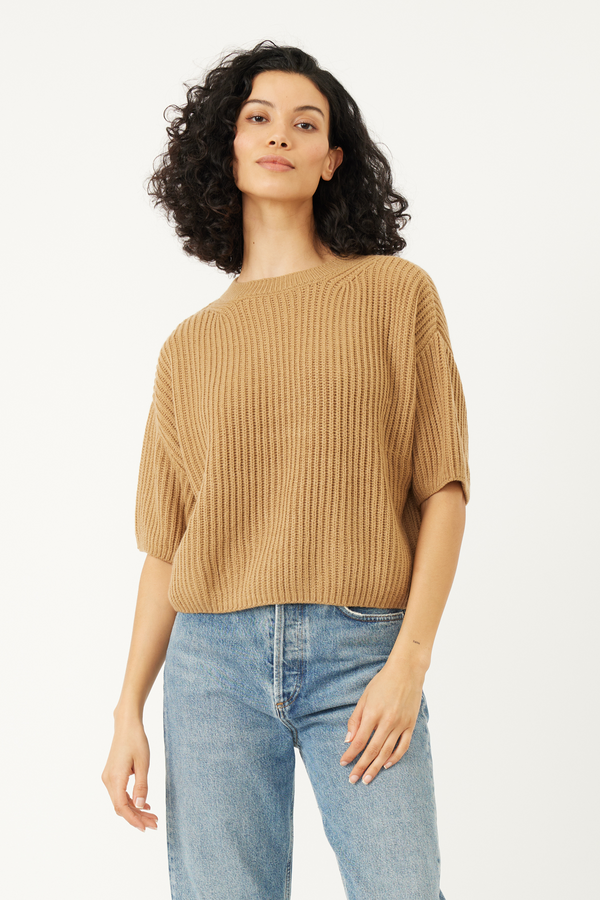 White Smoke Harper Sweater Top Top