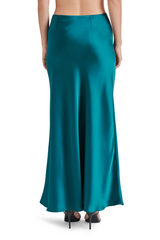 Dark Cyan Jeannie Skirt Maxi Skirt