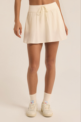 Light Gray Court Club Skirt Skirt