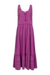 Maroon Serendipity Lace Sundress in Orchid Maxi Dress