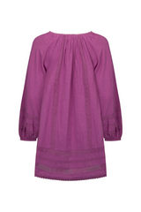 Maroon Serendipity Lace Tunic Dress in Orchid Dress