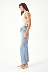 White Smoke Heidi Jean Ankle | Old Stone Jeans