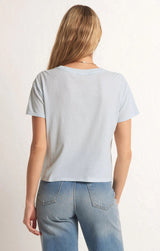 Light Gray Go To Tee Shirts & Tops