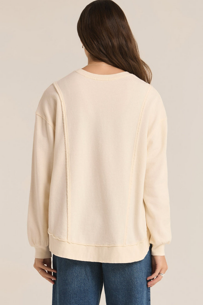 Light Gray Replay French Terry Sweatshirt Sweatshirt