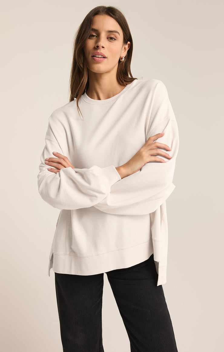 Light Gray Modern Weekender Sweatshirt