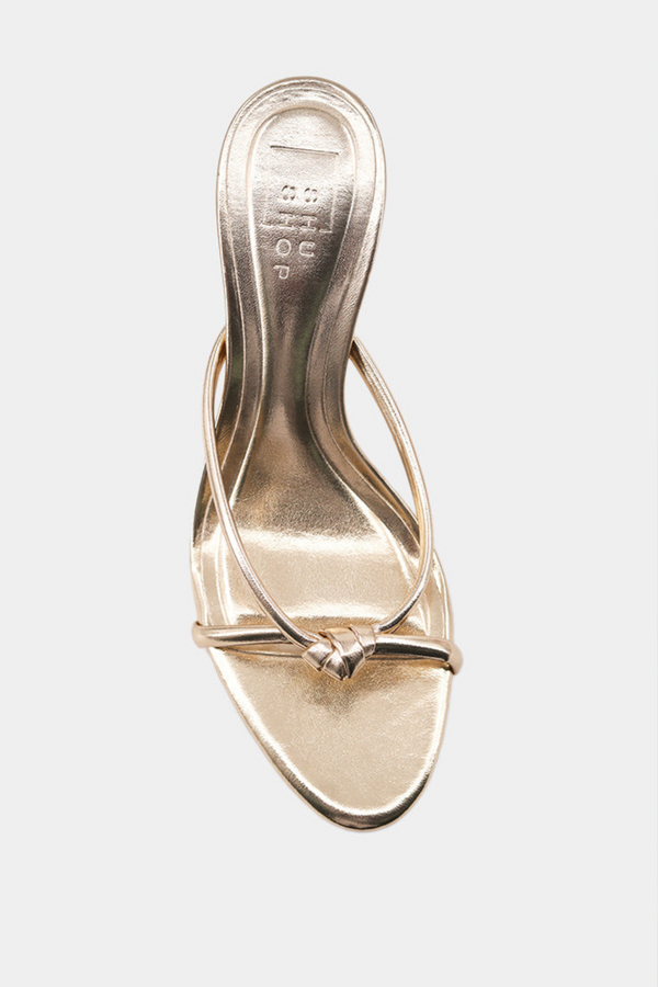 Lavender Heidi Heel | Gold Heel