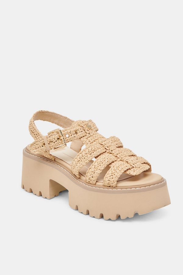 Beige Latice Sandals | Light Natural Sandal