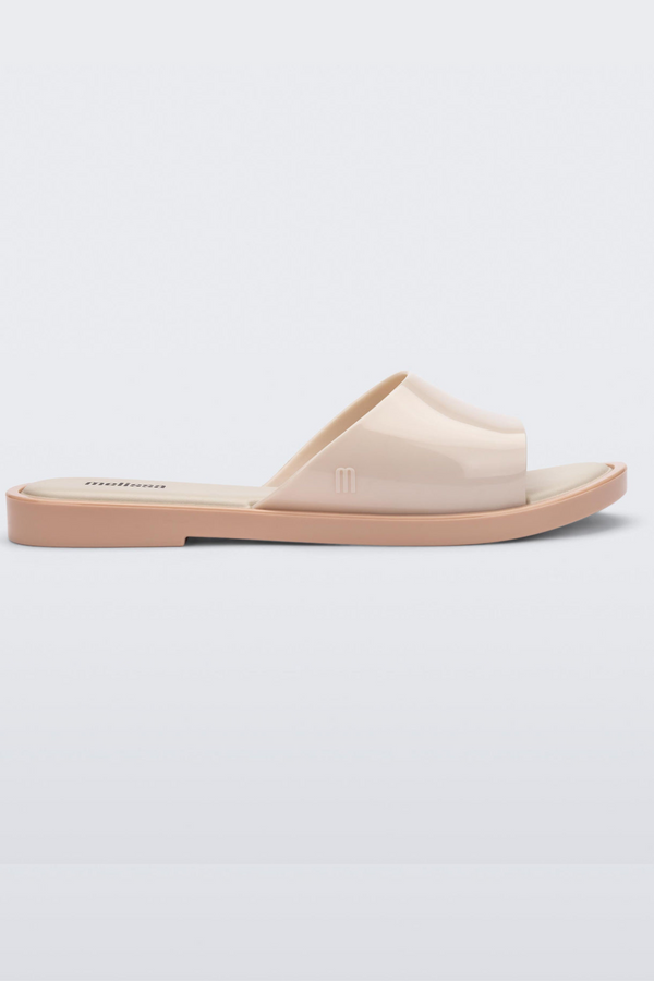 Lavender Miranda Slide | Beige Slides