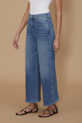 Rosy Brown Juliette Wide Leg Ankle | Clementine Jeans