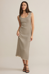 Gray Gisele Stripe Maxi Dress Maxi Dress