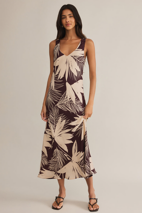 Gray Hana Palmera Maxi Dress Maxi Dress