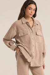 Light Gray Abbott Longline Jacket Jacket