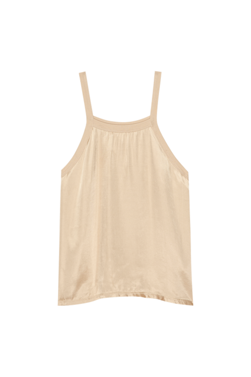 Wheat Zora Scoop Neck Cami Tank