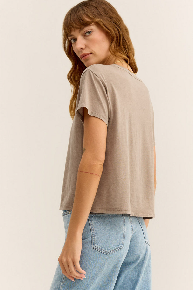 Light Gray Go To Tee Shirts & Tops