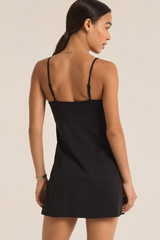 Black Doubles Dress Mini Dress