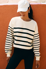 Sienna Line Up Stripe Sweater Sweater