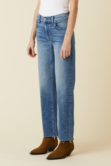 Light Gray Sabine Straight Jean | Paradise Cove Jeans