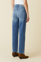 Light Gray Sabine Straight Jean | Paradise Cove Jeans