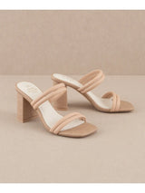 Tan The Angela Strappy Heel Heel