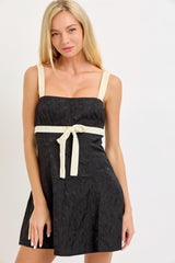 Dark Slate Gray Mary-bell Mini Dress Mini Dress