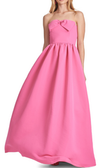 Pale Violet Red Isabeau Strapless Gown | Shocking Pink Formal Dress