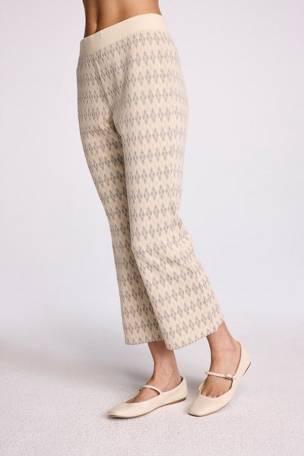 Light Gray Argyle Bay Pants Pant