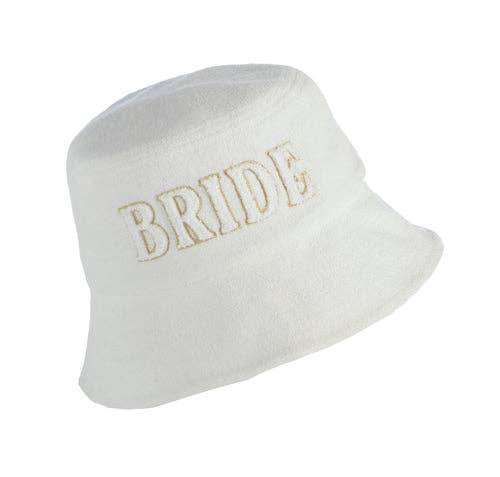 Light Gray Bride Bucket Hat