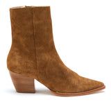 Saddle Brown Caty Suede Boot Bootie