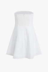 White Smoke The Favorite Mini Linen Dress Mini Dress