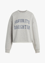 Lavender The Cropped Collegiate Sweatshirt Sweatshirt