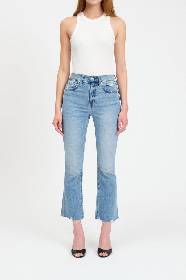 Lavender Shy Girl Crop Flare | Marina Vintage Jeans