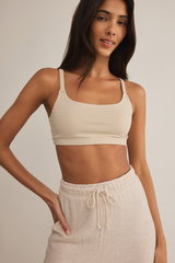 Tan Luxe Smooth Jersey Bralette Bralette